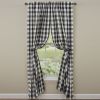 Wicklow Check Lined Panels - 84"L - China Blue
