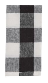 Wicklow Check Napkin - Black & Cream