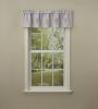 Flowers Embroidered Lined Valance