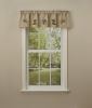 Western Embroidered Lined Valance