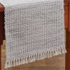 Basketweave Table Runner - 54"L - Cotton
