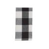 Wicklow Check Napkin - Black & Cream