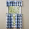 Wicklow Check Tiers - 36"L - China Blue