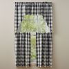 Wicklow Check Tiers - 36"L - Black & Cream