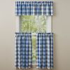 Wicklow Check Valance - China Blue