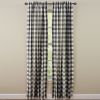 Wicklow Check Lined Panels - 84"L - Black & Cream