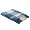 Wicklow Check Throw - China Blue