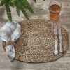 Oval Jute Braided Placemat