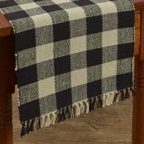 Wicklow Yarn Table Runner - 54"L - Black