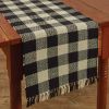 Wicklow Yarn Table Runner - 54"L - Black