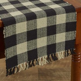 Wicklow Yarn Table Runner - 36"L - Black