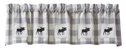 Wicklow Moose Patch Lined Valance