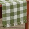 Wicklow Check Table Runner 54"L - Sage