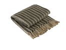 Cable Throw - Black & Tan