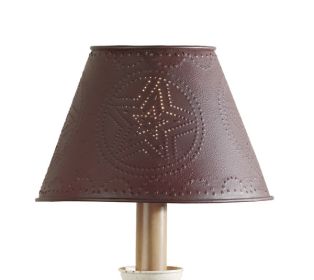 Metal Star Shade - 6" - Red