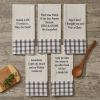 Jesus And Germs Embroidered Dishtowel