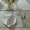 Basketweave Placemat - Barely Blue