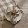 Wicklow Check Napkin  - Natural