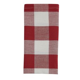 Wicklow Check Napkin - Red&Cream