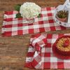 Wicklow Check Table Runner  - 36"L - Red&Cream