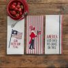 Uncle Sam Applique Dishtowel