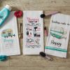 Glamping Like Camping Printed Dishtowel