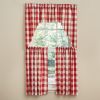 Wicklow Check Swag  - 36"L - Red&Cream