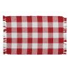 Wicklow Check Placemat - Red&Cream