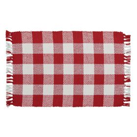 Wicklow Check Placemat - Red&Cream