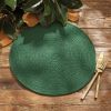 Essex  Round Placemat - Green