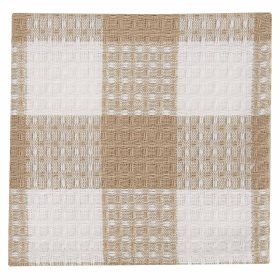 Wicklow Check Dishcloth - Natural