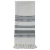 Kyla Woven Towel - Black