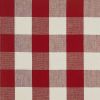 Wicklow Check Backed Placemat - Red & Cream