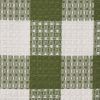 Wicklow Check Waffle Dishtowel - Sage