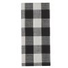 Wicklow Check Waffle Dishtowel - Black & Cream