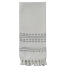 Kyla Woven Towel - Pebble