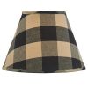 Wicklow Check Lampshade 10" - Black