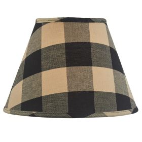 Wicklow Check Lampshade 10" - Black