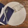 Essex Round Placemat - Pebble