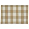 Wicklow Check Backed Placemat - Natural