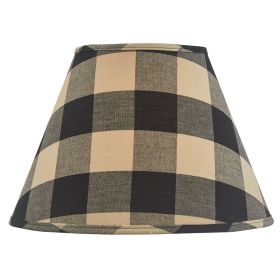 Wicklow Check Lampshade 12" - Black