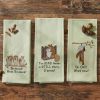 Bird Feeder's Still Empty Embroidered Dishtowel