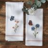 Apricot Flower Decorative Dishtowel
