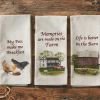 Memories On Farm Dishtowel