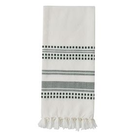Kyla Woven Towel - Forest