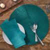 Essex Round Placemat - Peacock
