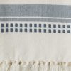 Kyla Woven Towel - Marine Blue