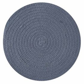Essex Round Placemat - Marine Blue