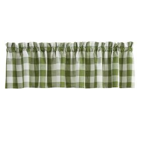 Wicklow Check Valance - 14"L - Sage