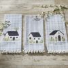 Stay Awhile Flour Sack Printed Dishtowel